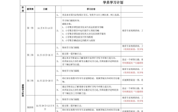 小学数学教学计划 